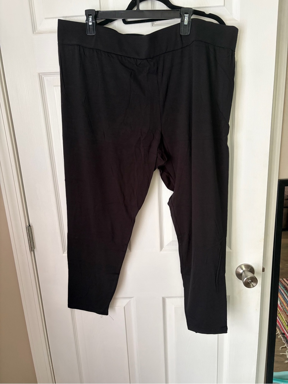 Women's Black Stretch Pull-On Pants - Everyday Comfort